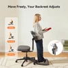Kép 10/20 - NEWTRAL MT-M Standing‑Mate ergonomikus álló szék, 5 az 1-ben adaptív ülés, dönthető háttámla, állítható magasság, 150kg teherbírás – Sötétszürke