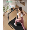 Kép 5/8 - Akluer RJ401 motor nélküli futópad 5% dőléssel, 3 sebességfokozattal, 92×39 cm futófelülettel, 150 kg teherbírással, LED kijelzővel