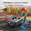 Kép 5/11 - TWO TREES U1 kézi ultrahangos vágó, 40kHz 40W precíziós szerszám, 24V, cserélhető penge, műanyaghoz, akrilhoz, bőrhöz, fához