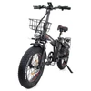 Kép 4/15 - DRVETION AT20 Pro e-bike, 750W BAFANG motor, 48V 15Ah Samsung akku, 130km hatótáv, 45km/h, 20×4.0 fat gumi, hidraulikus fék, összecsukható – Fekete