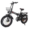Kép 1/15 - DRVETION AT20 Pro e-bike, 750W BAFANG motor, 48V 15Ah Samsung akku, 130km hatótáv, 45km/h, 20×4.0 fat gumi, hidraulikus fék, összecsukható – Fekete