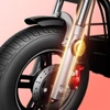 Kép 9/13 - iScooter DX5Pro elektromos roller, 2000W motor, 60km/h, 52V 20Ah akku, 100km hatótáv, 17" tubeless fat gumi, hidraulikus fék, NFC, riasztó
