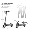 Kép 15/20 - Ausom K20 elektromos roller, 1100W csúcsteljesítmény, 70km hatótáv, 45km/h, 48V 13.5Ah akku, dupla tárcsafék, 10" tömlő nélküli gumi, NFC, összecsukható