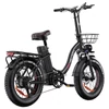 Kép 4/20 - DRVETION CT20 Pro összecsukható e-bike, 750W motor, 48V 20Ah Samsung akku, 25 km/h, 80 km hatótáv, 20×4.0 CST gumi, hidraulikus fék – Fekete