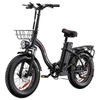 Kép 1/20 - DRVETION CT20 Pro összecsukható e-bike, 750W motor, 48V 20Ah Samsung akku, 25 km/h, 80 km hatótáv, 20×4.0 CST gumi, hidraulikus fék – Fekete