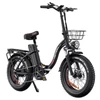 Kép 6/20 - DRVETION CT20 Pro összecsukható e-bike, 750W motor, 48V 15Ah Samsung akku, 25 km/h, 80 km hatótáv, 20×4.0 CST gumi, hidraulikus fék – Fekete