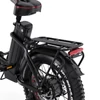 Kép 7/20 - DRVETION CT20 Pro összecsukható e-bike, 750W motor, 48V 15Ah Samsung akku, 25 km/h, 80 km hatótáv, 20×4.0 CST gumi, hidraulikus fék – Fekete