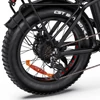 Kép 8/20 - DRVETION CT20 Pro összecsukható e-bike, 750W motor, 48V 15Ah Samsung akku, 25 km/h, 80 km hatótáv, 20×4.0 CST gumi, hidraulikus fék – Fekete