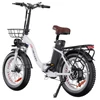 Kép 3/20 - DRVETION CT20 Pro összecsukható e-bike, 750W motor, 48V 20Ah Samsung akku, 25 km/h, 80 km hatótáv, 20×4.0 CST gumi, hidraulikus fék – Fehér