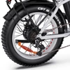 Kép 9/20 - DRVETION CT20 Pro összecsukható e-bike, 750W motor, 48V 15Ah Samsung akku, 25 km/h, 80 km hatótáv, 20×4.0 CST gumi, hidraulikus fék – Fehér
