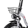 Kép 14/20 - DRVETION CT20 Pro összecsukható e-bike, 750W motor, 48V 15Ah Samsung akku, 25 km/h, 80 km hatótáv, 20×4.0 CST gumi, hidraulikus fék – Fehér