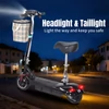 Kép 4/8 - Unificare M5 elektromos roller üléssel, 350W motor, 24V 12Ah akku, 20km/h max sebesség, 12km hatótáv, dobfék