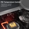 Kép 9/9 - HiBREW H7B eszpresszógép, dupla fűtés, 58mm portafilter, 30 fokozatú őrlő, érintőkijelző, kávézóba, hotelbe, étterembe