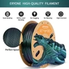 Kép 4/6 - ERYONE Burnt Titanium PLA filament 1kg – Zöld