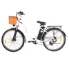 Kép 2/7 - DYU C6 elektromos kerékpár, 26”, 250W motor, 25 km/h, 36V 12.5Ah akku, 70 km hatótáv – Fehér