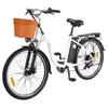 Kép 3/7 - DYU C6 elektromos kerékpár, 26”, 250W motor, 25 km/h, 36V 12.5Ah akku, 70 km hatótáv – Fehér