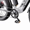 Kép 13/20 - DUOTTS F26 Lite elektromos kerékpár, 500W motor, 48V 18Ah akkumulátor, 26×4.0 gumi, 50km/h, 90km hatótáv, hidraulikus fék, APP vezérlés – Ezüst‑fehér