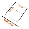 Kép 3/6 - NEJE Max 4 / 3 Max V2 1150 mm-es Y‑tengely hosszabbító készlet – nagyobb munkaterülethez, kompatibilis bővítő modul