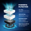 Kép 3/7 - Mintion V1 3 rétegű HEPA H13 szűrőrendszer 3D nyomtatókhoz, aktív szénnel, 60 m³/h légáram, 6000 ford./perc ventilátor, ABS ház