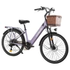 Kép 3/7 - Cysum X‑City elektromos kerékpár, 250W motor, 48V 10.4Ah kivehető akkumulátor, 25 km/h, 100 km hatótáv, 26×1.95 gumik, tárcsafékek, 7 sebesség