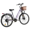 Kép 4/7 - Cysum X‑City elektromos kerékpár, 250W motor, 48V 10.4Ah kivehető akkumulátor, 25 km/h, 100 km hatótáv, 26×1.95 gumik, tárcsafékek, 7 sebesség