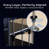 Kép 8/11 - QIDI Max4 Combo 3D nyomtató, 16 szín, automata filamentváltás, 65°C szárítás, CoreXY, 800mm/s, 370°C, 390×390×340 mm, AI kamera, auto szintezés