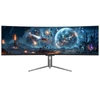 Kép 2/11 - TITAN ARMY C49C1S 49" ívelt gamer monitor, 5120×1440 Dual QHD, 240Hz, 1ms, HDR400, KVM, PIP/PBP, FreeSync/G‑Sync, HDMI 2.1, DP 1.4, Type‑C