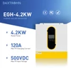 Kép 2/10 - DAXTROMN 4.2kW hibrid napelemes inverter, 24V tiszta szinusz, 500V PV, 120A MPPT, 6200W PV bemenet, 8400VA induló teljesítmény, dupla kimenet, RS485/RS232
