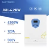 Kép 4/10 - DAXTROMN 6.2kW hibrid napelemes inverter, 48V tiszta szinusz, 8500W PV, 120A töltés, 500V PV, 12400VA induló teljesítmény, UPS, RS232/WiFi/BMS