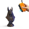 Kép 2/5 - 3DMakerpro Fox 3D szkenner, AI követés, 0.07 mm pontosság, 0.10 mm felbontás, NIR fény, jelölésmentes 10 fps szkennelés, Win/macOS/Android/iOS