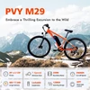 Kép 4/19 - PVY M29 elektromos kerékpár – 250W, 48V 17.5Ah, 29", 25km/h, 120km hatótáv, Shimano 7 sebesség, applikáció vezérlés – Szürke