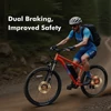 Kép 9/19 - PVY M29 elektromos kerékpár – 250W, 48V 17.5Ah, 29", 25km/h, 120km hatótáv, Shimano 7 sebesség, applikáció vezérlés – Szürke