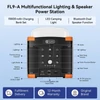 Kép 4/13 - FlashFish FL9-A multifunkciós power station – 56Wh/15600mAh akku, 45W USB‑C PD, BT 5.0 hangszórók, 700LM kempinglámpa, SOS fény