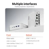 Kép 2/9 - FIREBAT AM02 Barebone Mini PC, Ryzen 7 H255, Radeon 780M, DDR5 és M.2 bővítés, HDMI/DP/Type‑C, WiFi 6, BT 5.2