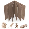 Kép 3/4 - Mecpow AS3 diófa lapok, 300×300×3 mm, 6 darabos csomag kézműves és DIY projektekhez
