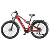 Kép 2/12 - Halo Knight H03 elektromos kerékpár, 1000W motor, 48V 19.2Ah akku, 27.5×3.0 gumi, 50km/h, 90km hatótáv, hidraulikus fék, Shimano 7 sebesség – Piros