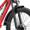 Kép 5/12 - Halo Knight H03 elektromos kerékpár, 1000W motor, 48V 19.2Ah akku, 27.5×3.0 gumi, 50km/h, 90km hatótáv, hidraulikus fék, Shimano 7 sebesség – Piros