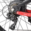 Kép 8/12 - Halo Knight H03 elektromos kerékpár, 1000W motor, 48V 19.2Ah akku, 27.5×3.0 gumi, 50km/h, 90km hatótáv, hidraulikus fék, Shimano 7 sebesség – Piros