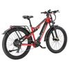 Kép 9/12 - Halo Knight H03 elektromos kerékpár, 1000W motor, 48V 19.2Ah akku, 27.5×3.0 gumi, 50km/h, 90km hatótáv, hidraulikus fék, Shimano 7 sebesség – Piros