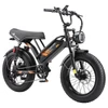 Kép 2/7 - PURE UNICORN U5 elektromos kerékpár, 1000W motor, 48V 19.2Ah akkumulátor, 20×4” fat gumi, 45 km/h, 80 km hatótáv, hidraulikus fék, rugózás, Shimano 7 seb.