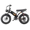 Kép 4/7 - PURE UNICORN U5 elektromos kerékpár, 1000W motor, 48V 19.2Ah akkumulátor, 20×4” fat gumi, 45 km/h, 80 km hatótáv, hidraulikus fék, rugózás, Shimano 7 seb.