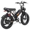 Kép 5/7 - PURE UNICORN U5 elektromos kerékpár, 1000W motor, 48V 19.2Ah akkumulátor, 20×4” fat gumi, 45 km/h, 80 km hatótáv, hidraulikus fék, rugózás, Shimano 7 seb.