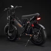 Kép 7/7 - PURE UNICORN U5 elektromos kerékpár, 1000W motor, 48V 19.2Ah akkumulátor, 20×4” fat gumi, 45 km/h, 80 km hatótáv, hidraulikus fék, rugózás, Shimano 7 seb.