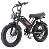 Kép 1/7 - PURE UNICORN U5 elektromos kerékpár, 1000W motor, 48V 19.2Ah akkumulátor, 20×4” fat gumi, 45 km/h, 80 km hatótáv, hidraulikus fék, rugózás, Shimano 7 seb.