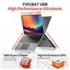 Kép 3/8 - FIREBAT U6B laptop, 16 hüvelykes 2560×1600 120Hz IPS, Ryzen 5 6600H, 16GB LPDDR5, 512GB SSD, WiFi 6, BT 5.2, dupla ventilátor, 58Wh, USB‑C, HDMI
