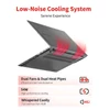 Kép 6/8 - FIREBAT U6B laptop, 16 hüvelykes 2560×1600 120Hz IPS, Ryzen 5 6600H, 16GB LPDDR5, 512GB SSD, WiFi 6, BT 5.2, dupla ventilátor, 58Wh, USB‑C, HDMI