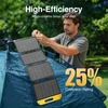 Kép 3/10 - VTOMAN VS40 40W hordozható, összecsukható napelem, 25% monokristályos cellák, PD 30W USB‑C/USB‑A gyorstöltés, IP67, kempinghez és power stationhöz