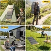 Kép 9/10 - VTOMAN VS40 40W hordozható, összecsukható napelem, 25% monokristályos cellák, PD 30W USB‑C/USB‑A gyorstöltés, IP67, kempinghez és power stationhöz