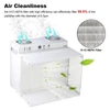 Kép 11/17 - LTQ Vapor CW‑12 lamináris áramlású fülke, 43×33 cm FFU steril boksz H12 HEPA szűrővel laborhoz és gombatermesztéshez