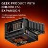 Kép 4/7 - AOOSTAR WTR MAX 11 fiókos NAS mini PC barebone, AMD R7 Pro 8845HS, HDMI/DP/USB4, 2.5G+10G LAN, Oculink, SD, Type‑C – EU csatlakozó
